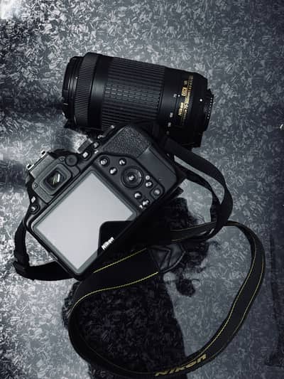 Nikon D3500 with 18-55mm and 70-300mm lens
