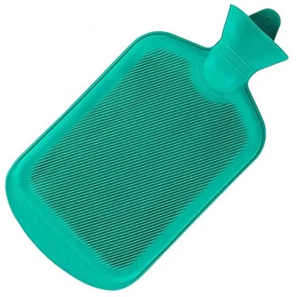 Natural Rubber Hot Water Bottle - Large 2 Liter Capacity, Professional Series