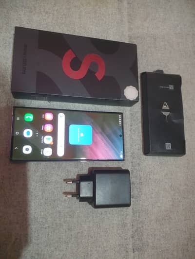 S22 Ultra 5G. Snapdragon Processor. Official Pta. Dual Sim. Full Box.