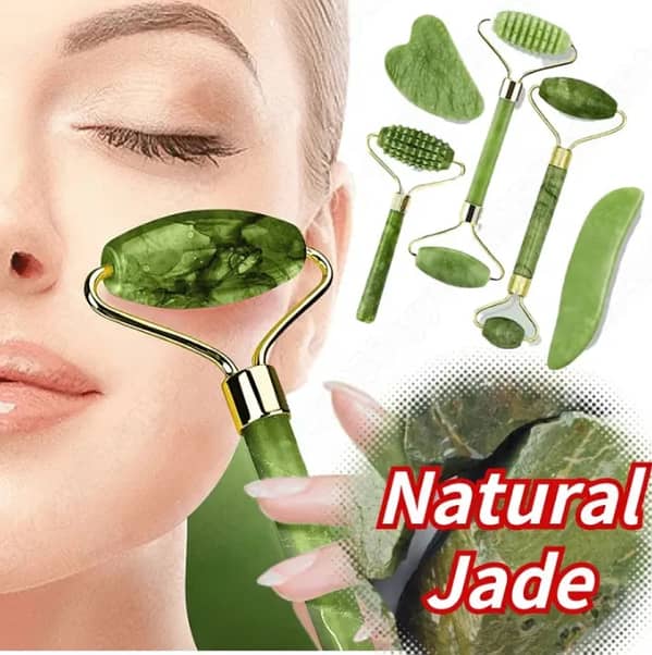 Original Jade Roller by Natural 100 - Professional Quality Skin Care Tool