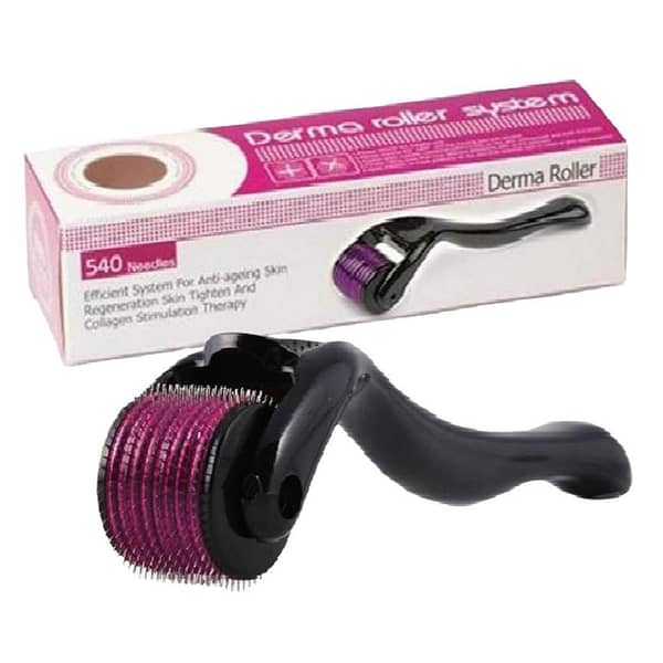 1MM and 0.5MM Derma Roller for Hair Growth and Skin Care - Ideal for Face and Hair Treatment