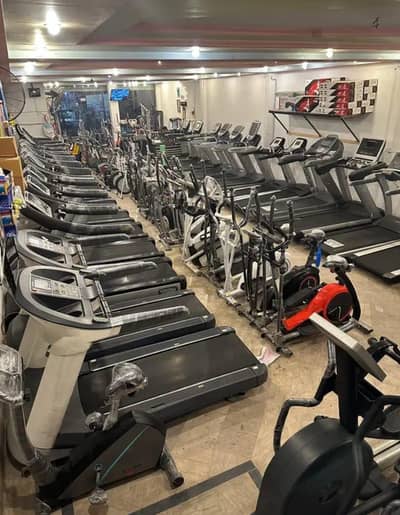 cardio equipment treadmill elliptical trainer stationary air bike