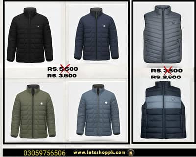 Full Sleeves/ Sleeveless Puffer Jackets