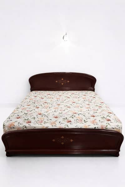 Premium Bed Set | Sheesham Wood | Bed Set | Side Tables + Mattress