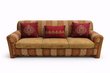 Five Seater Sofa | Cow Leather 5-Seater Sofa Set | Luxury Sofa | 3+1+1