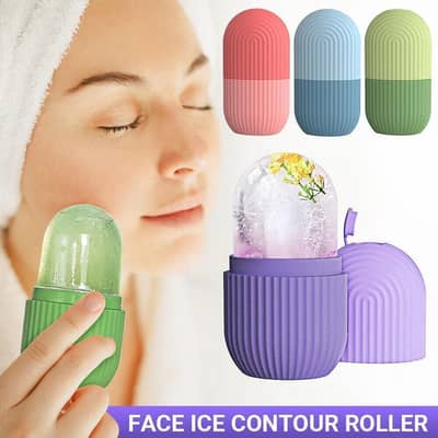 Hydrating Ice Roller - 1 Pcs Silicone Facial Massager