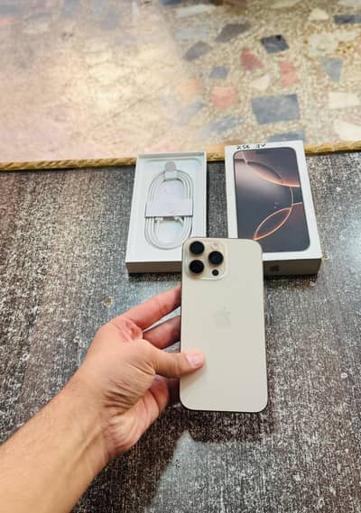 iphone 16 Pro Max 100 Health 92. Cycle Complete Box New Condition