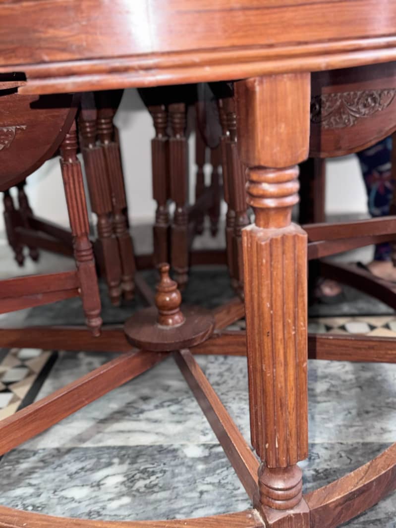 round table with stools 2