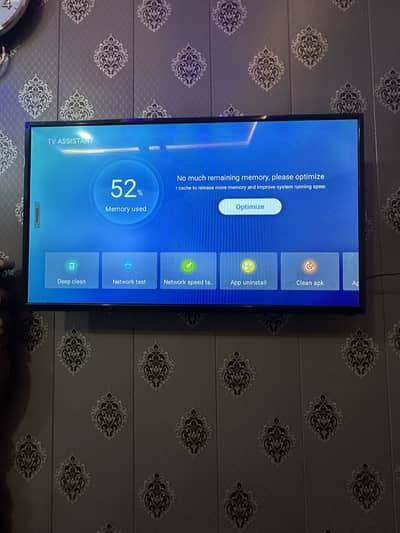 WISDOM SHARE SMART LED TV 43 iNches 4K ULTRA HD