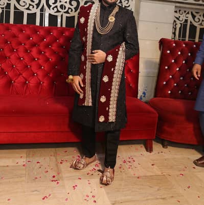 Black sherwani for sale
