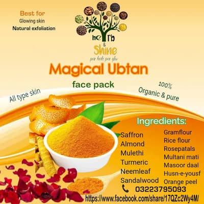 100%pure herble Magical Whitening Mask