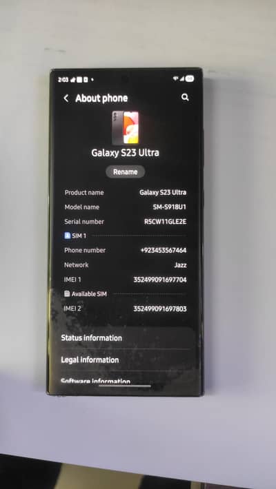 s23 ultra PTA approved