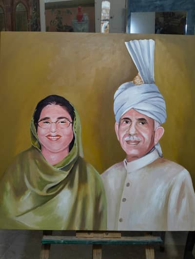 Hand-Painted Oil Painting – Premium Canvas Art