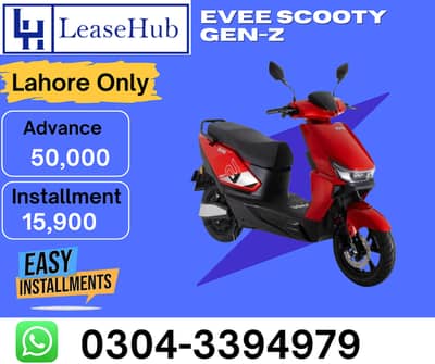 Evee scooty Gen-Z on Easy Installment Lahore only