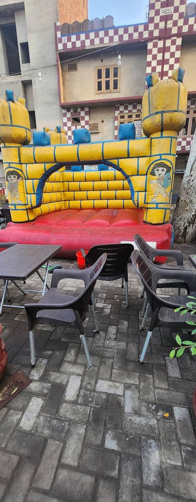 Jumping Castel And Air Blower For Urgent Sale