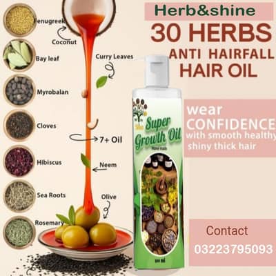 100%oil prepared from 20 pure herbs