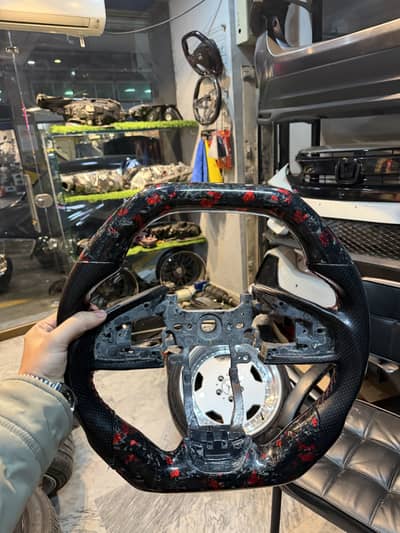 Civic X Froged Carbon Steering