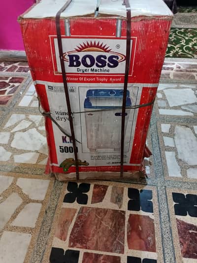 boss washing machine KE-4000 and dryer  KE-5000