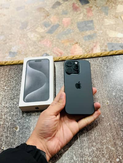 iphone 15 Pro with Box 256GB 94 Health New Condition Waterpack