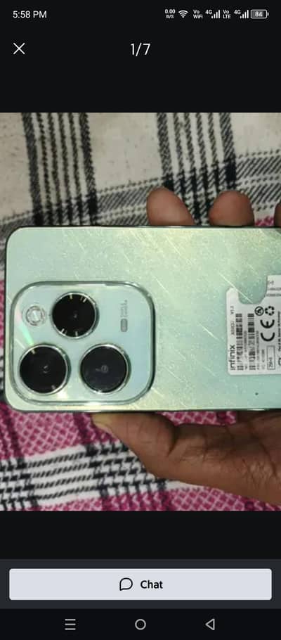 Infinix Hot 40 ram 8+8/128 out class mobile PTA approved