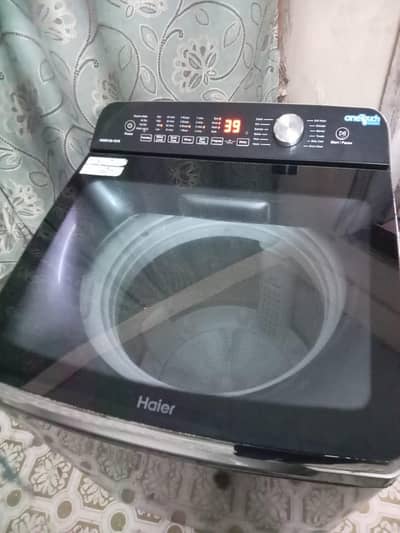 haier fully automatic washing machine 12 kg capicity zabardast neat
