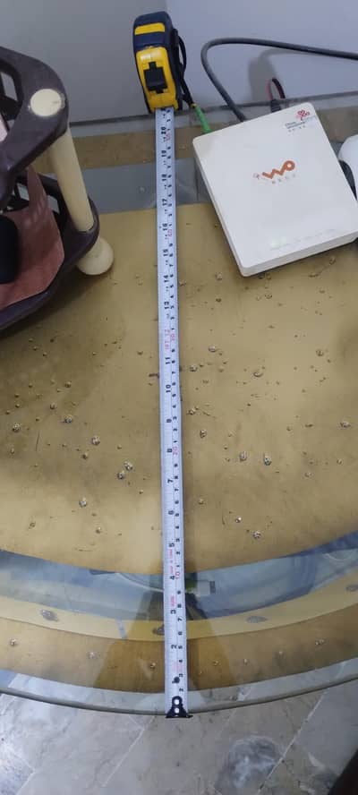 TV Laptop Trolley I Thick Glass 3 Shelves