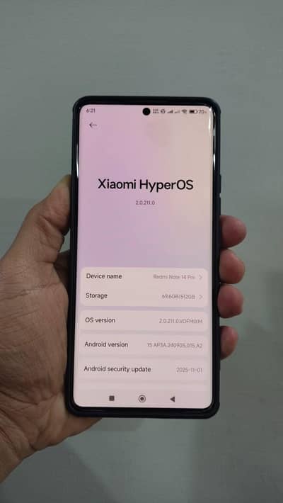 Redmi Note 14 Pro 12GB Ram 512GB Rom