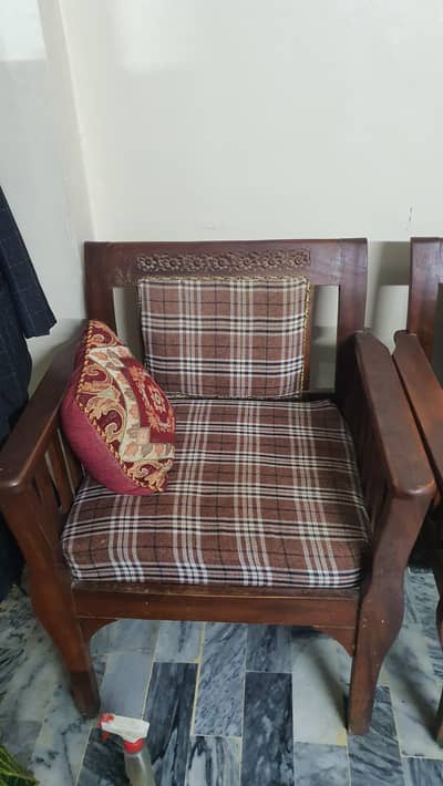 Sofa Set almost new used brown sofa set