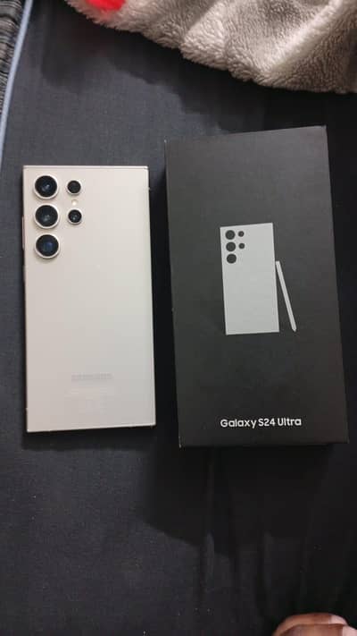 S24 Ultra 512 Gb Natural Titanium Grey dual physical  just like new