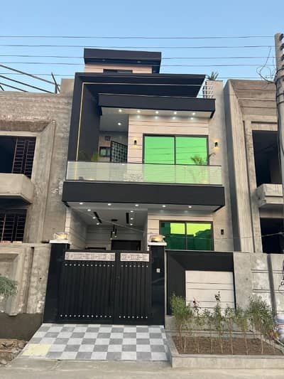 3 Marla 85 Sft Marla Double Story House Fr Sale Brand New Home Ideal And Hot Loction Carpet Road Water Electricity Available 3D Ultra Model Design Spanish Look Furnished Home With Wood Work Gated Society 24 Hour Security Guard Near Sozo Water Park Near Canal Road Near Park
