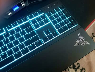 RAZER ORNATA V3 X ERGONOMIC RGB GAMING KEYBOARD WITH HANDREST!