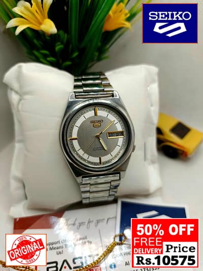 Seiko 5 Citizen Orient Automatic Pre-Owned watch Japan 03161737353