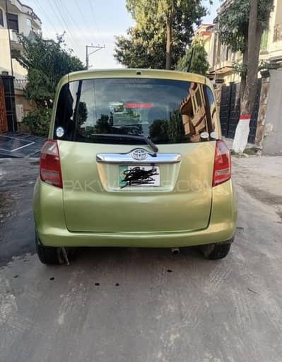 Ractis 2007 model 2013 register