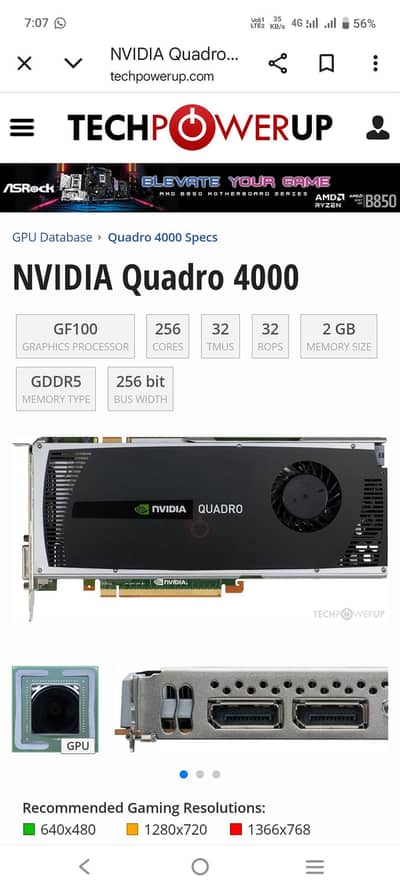 Nvidia Quadro Q4000