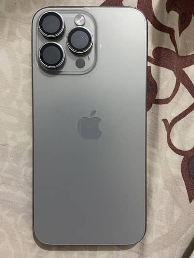 iPhone 15 pro max JV natural titanium