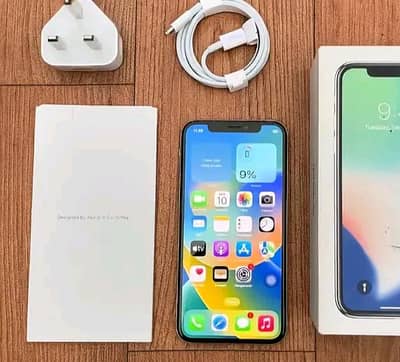 iPhone X ram 256 GB PTA approved my WhatsApp number 0308=3636=156