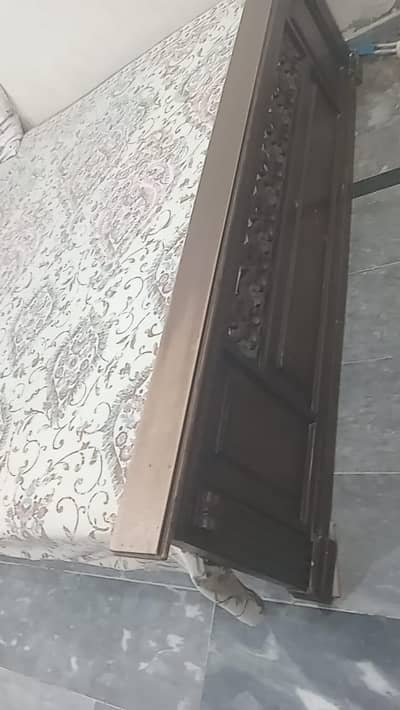 Bed with Mattress & Dressing  2 Chairs for sale