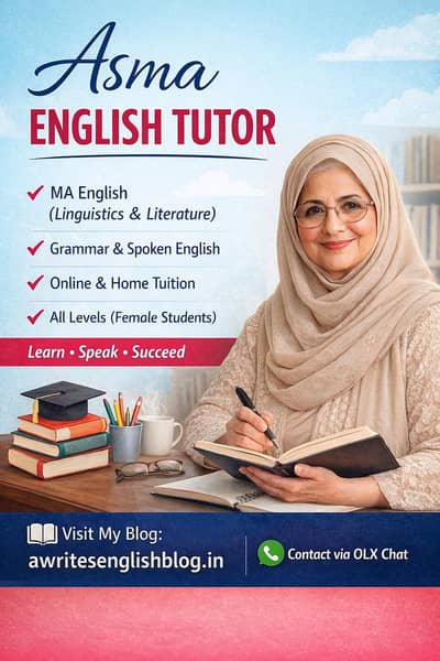 “Experienced English Tutor – Online