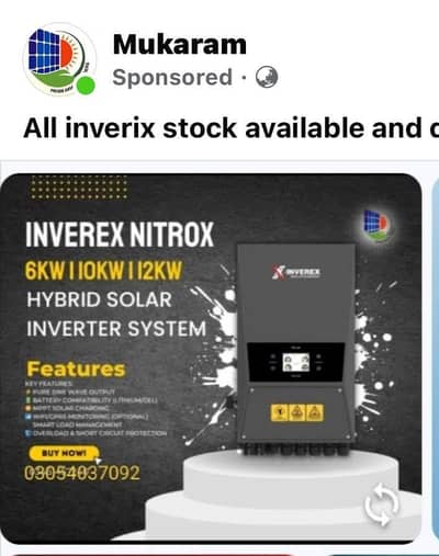 Nitrox 6kw 6.6kw 8kw 10kw 12kw 16kw 20kw 50kw hybrid Ip65