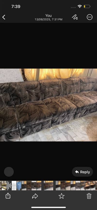 6 seater sofa