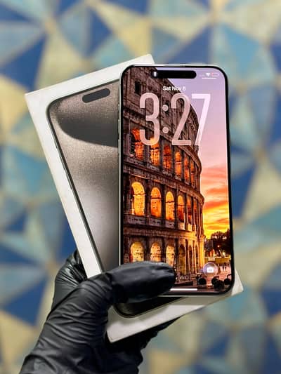  Apple iPhone 15 Pro Max  256GB  PTA Approved Official With Box