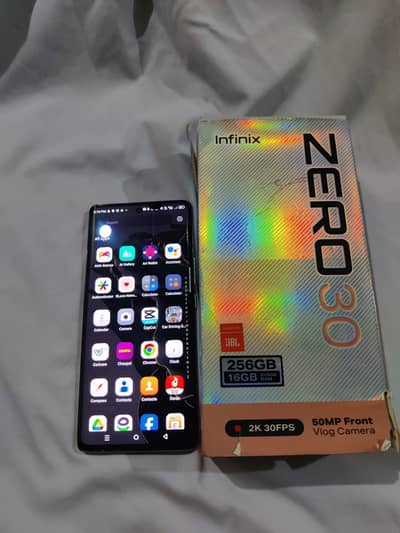 infinix Zero 30 8Gb 256Gb with box charger