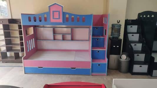 Bunk bed | Kid wooden bunker bed | Baby bed | Double bed | Triple bed