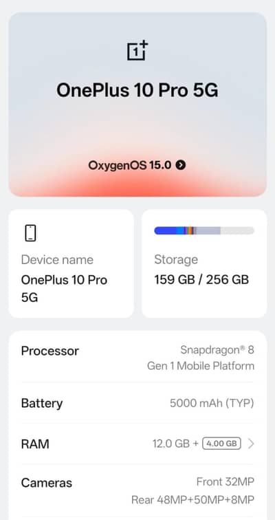 10 pro one plus