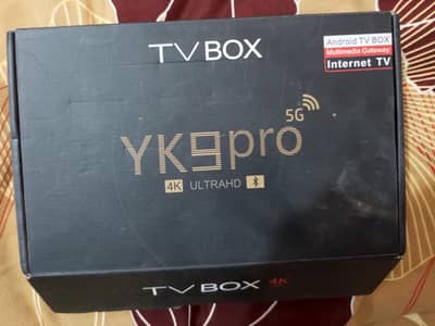 YK9NEW  PRO ANDROID TV BOX 8GB 128 RAM URGENT SALE
