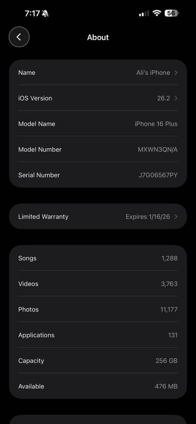 Apple iPhone 16 Plus