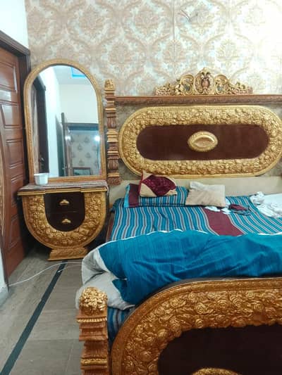 Fibre +Tali Bed  strong structure +dressing table