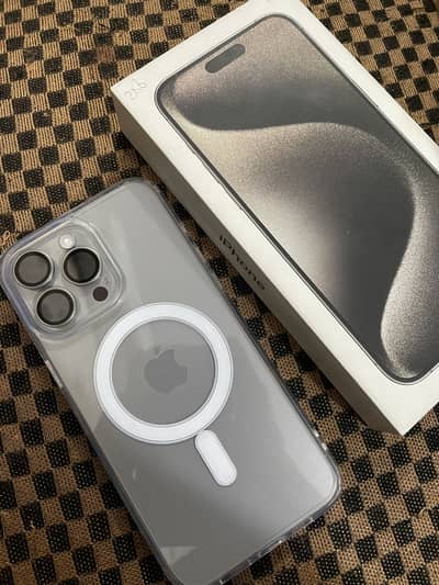 Iphone 15 pro max pta approved 256gb