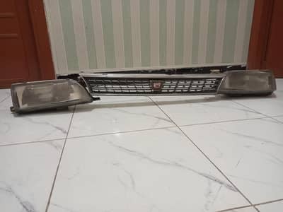 Corolla XE Headlights and Grill