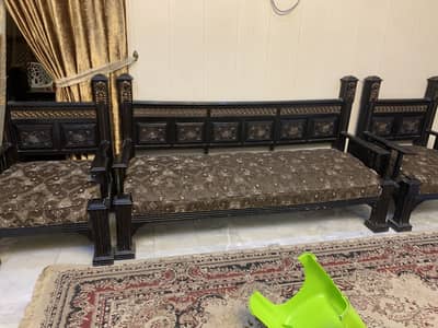 Pure wooden- 5 seater